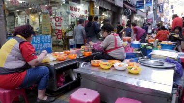 Outdoor Jagalchi Fish Market . Busan, South Korea