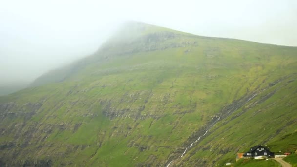 Faroese Mist Nature Faroe Islands High Quality Footage — 图库视频影像