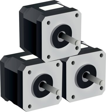 3B Yazıcı için 4 kurşun basamaklı motor