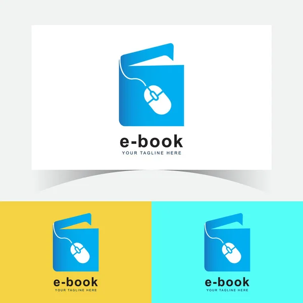 Book Logo Design Template Book Flat Icon Vector Illustratie — Stockvector
