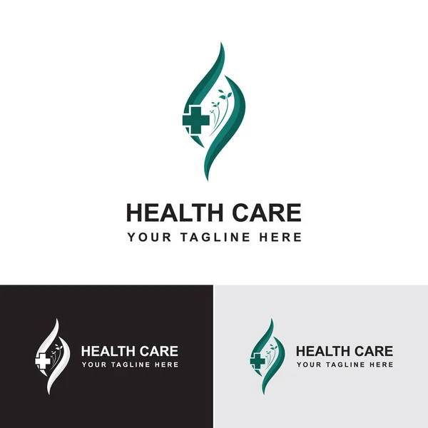 Дизайн Логотипа Здравоохранения Шаблон Медицинский Здоровья Логотип Создатель Вектор — стоковый вектор