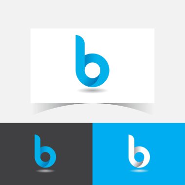 b Letter Logo Design Template- Flat Logo Design- Minimalist Logo- b letter Logo For All Company.