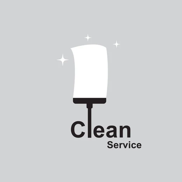 Очистка Логотипа Сервиса Искушает Уборка Логотипа Сервиса Поддерживать Служебный Знак — стоковый вектор