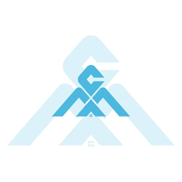Modelo Design Logotipo Combinação Letras —  Vetores de Stock