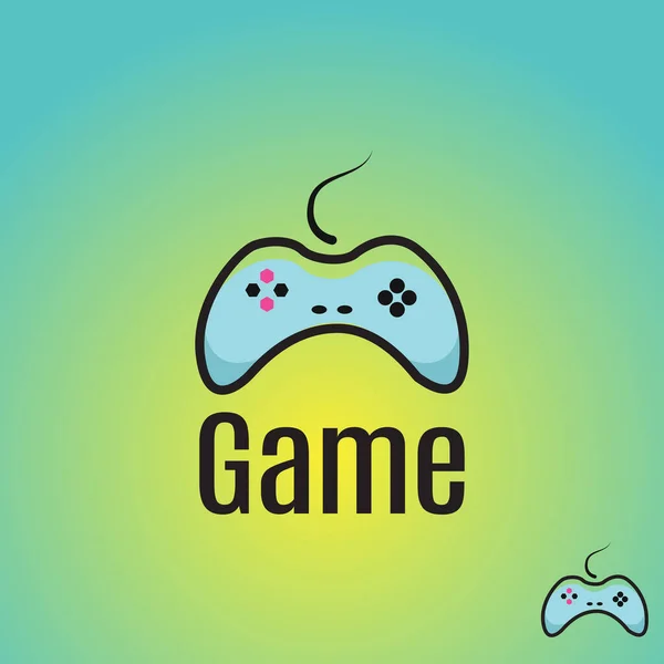 Spiel Logo Design Template Outline Spiel Logo — Stockvektor