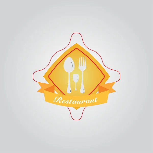 Restaurant Logo Restaurant Cafe Logo Ontwerp Sjabloon — Stockvector