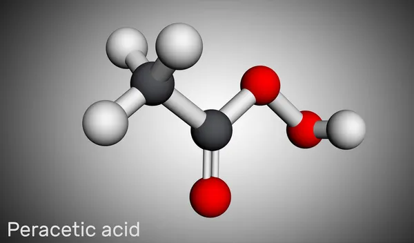 Υπεροξικό Οξύ Υπεροξικό Οξύ Παα Μόριο Οργανικού Υπεροξειδίου Βακτηριοκτόνο Μυκητοκτόνο — Φωτογραφία Αρχείου