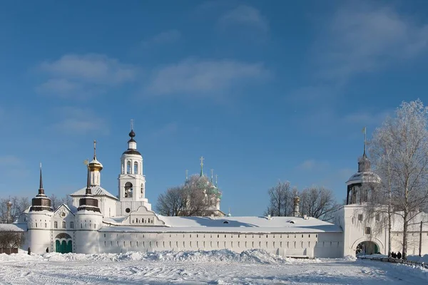 Kloster Vvedensky Tolga Während Der Feier Der Erscheinung Des Herrn — Stockfoto