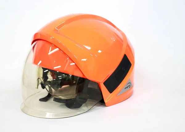 Helmet Used Firefighters Head Protection Serves Protect Head Working Dangerous — 图库照片