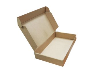 Brown box made of paper to make packing or wrapping gifts, usually shipping companies often use this box
