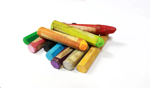 Foto Matita Colore Pastelli Colorare Immagini Che Vengono Solitamente Utilizzate — Foto Stock