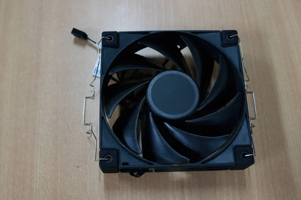 Photo Cooling Fan Heatsink Computer Usually Cool Processor Fan Cpu — Stock Photo, Image