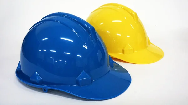 Helmet Usually Useful Protecting Heads Construction Workers Working Areas Endanger — ストック写真