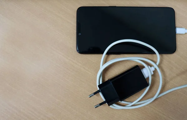 Mobiltelefonok Usb Kábelek Töltők Példák Modulok — Stock Fotó