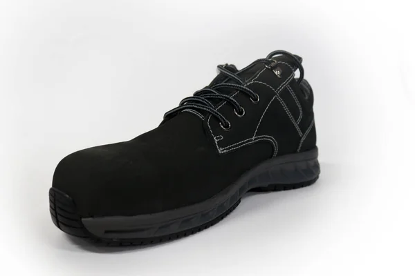 Chaussures Sport Noires Pour Course Autres Sports Sont Également Utilisées — Photo