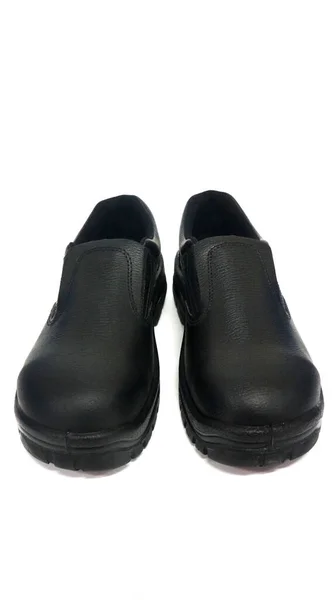 Safety Shoes Made Leather Protect Feet Workers Work Accidents Safety — 스톡 사진