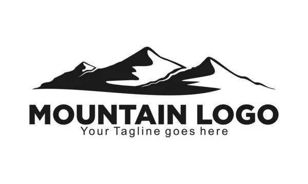 Doğal dağ illüstrasyon logosu tasarımı