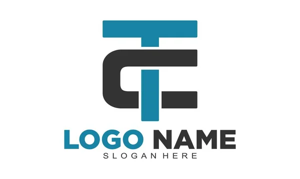 Alfabeto Abstrato Logotipo Vetor Criativo — Vetor de Stock