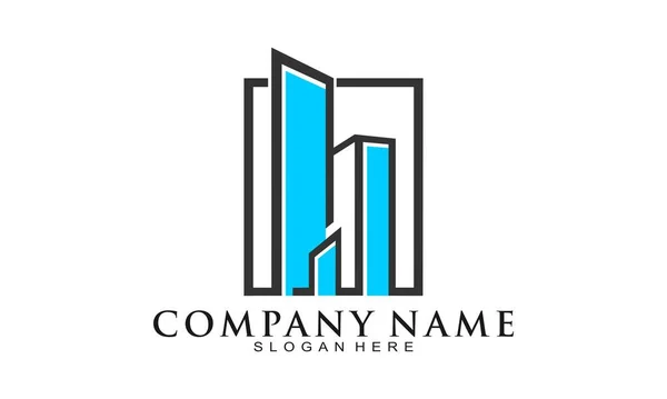 Modern Building Property Vector Logo — Image vectorielle