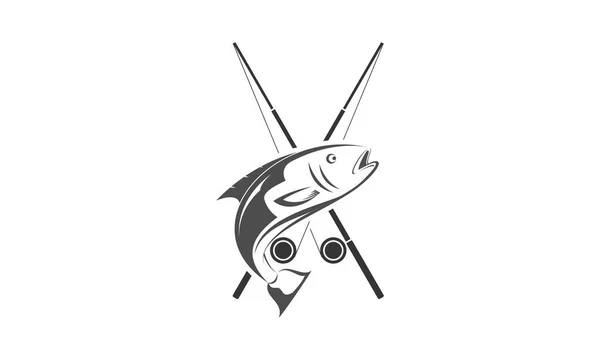 Illustration Pêche Logo Vectoriel Créatif — Image vectorielle