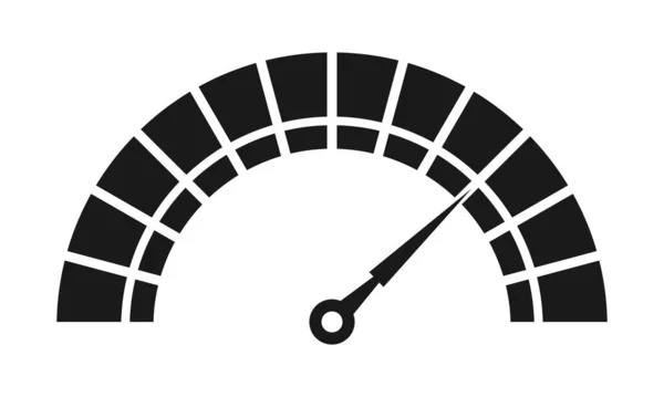 Block Fahrzeug Tachometer Modell Vektor Design — Stockvektor