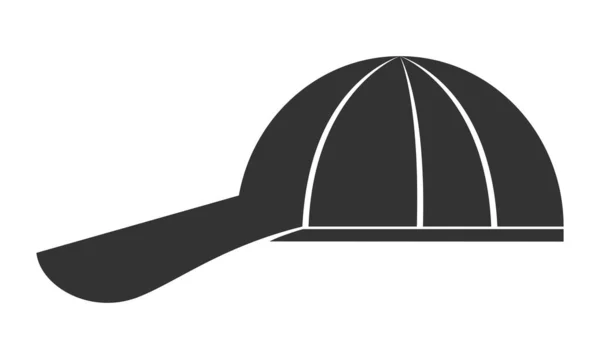 Sombrero Negro Ilustración Vector Diseño — Archivo Imágenes Vectoriales