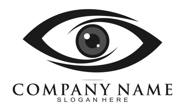 Mor göz illüstrasyon vektör logosu