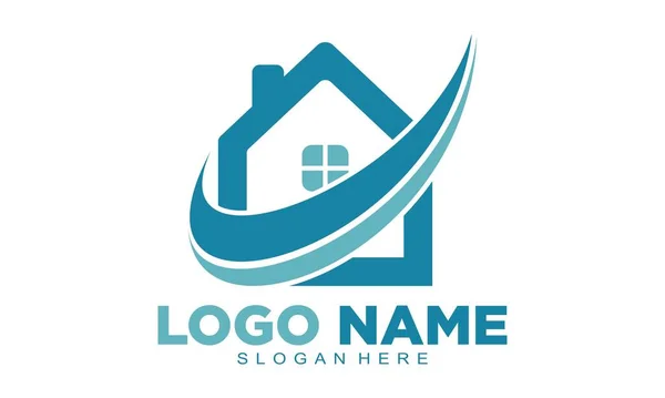Residenz Immobilien Elegantes Logo Design — Stockvektor