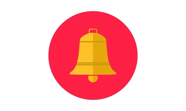 Sino Amarelo Símbolo Ícone Logotipo — Vetor de Stock