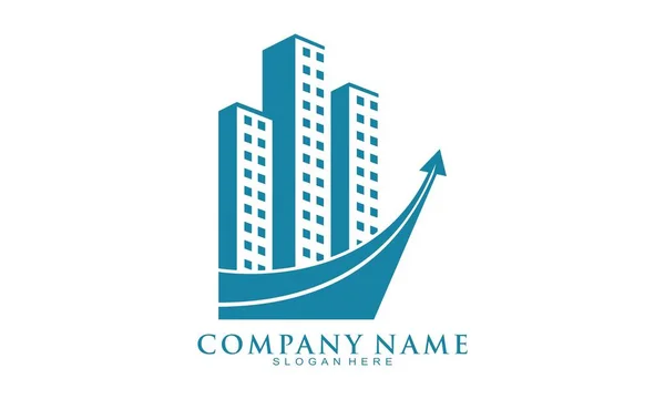 Sucesso Empresa Ilustração Logotipo Vetor — Vetor de Stock