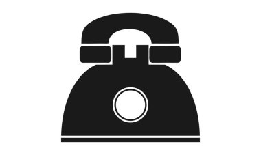 Kapalı telefon illüstrasyon vektör tasarımı