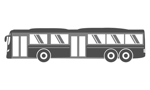 Design Vetor Ilustração Ônibus Longo — Vetor de Stock