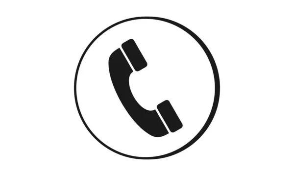 Basit telefon sembolü vektör tasarımı