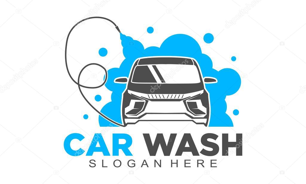 Car wash business vector logo