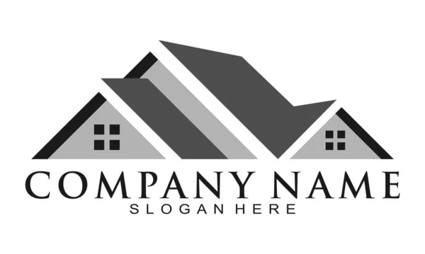 Elegant House Property Vector Logo — Stock Vector