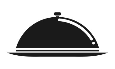 Yemek tabağı illüstrasyon vektör tasarımı