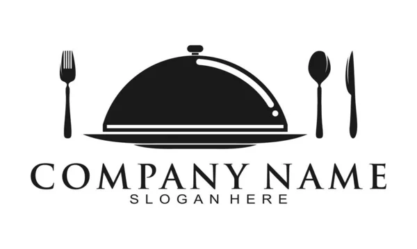 Restaurant Eenvoudige Symbool Pictogram Logo — Stockvector