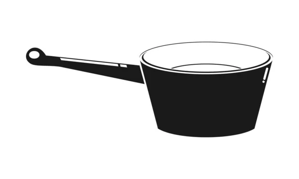 Conception Vectorielle Illustration Petite Casserole — Image vectorielle