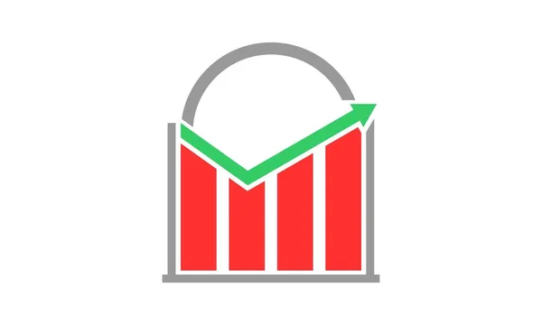 Desenho Vetor Diagrama Saco Loja — Vetor de Stock