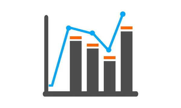 Simple Statistic Vector Design — Stock Vector