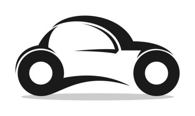 Klasik araba illüstrasyon vektör tasarımı