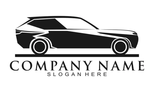 Logotipo Vetor Ilustração Carro Elegante — Vetor de Stock