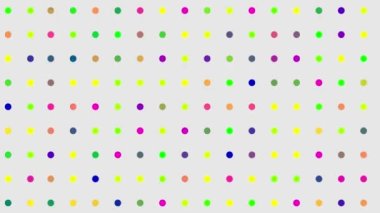 Soyut dijital arkaplan. Hareket eden nokta canlandırması.