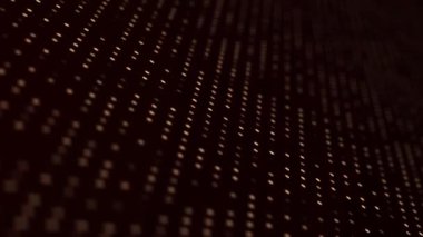 Soyut dijital arkaplan. Hareket eden nokta canlandırması.