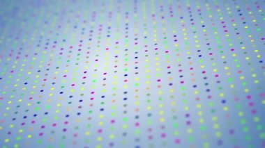 Soyut dijital arkaplan. Hareket eden nokta canlandırması.