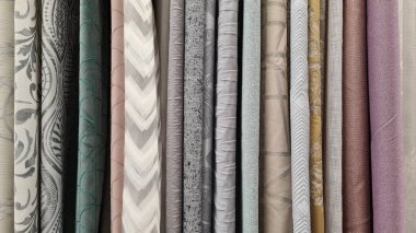 Asılı kumaş biçiminde soyut arkaplan. 