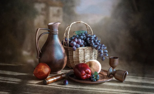 Üzümlü ve elmalı hayat şarabı