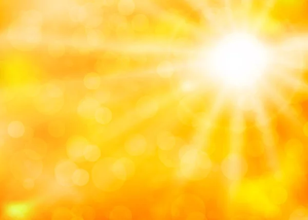 Hot Sun Heat Wave Global Warming Climate Change Concept Vector — стоковый вектор