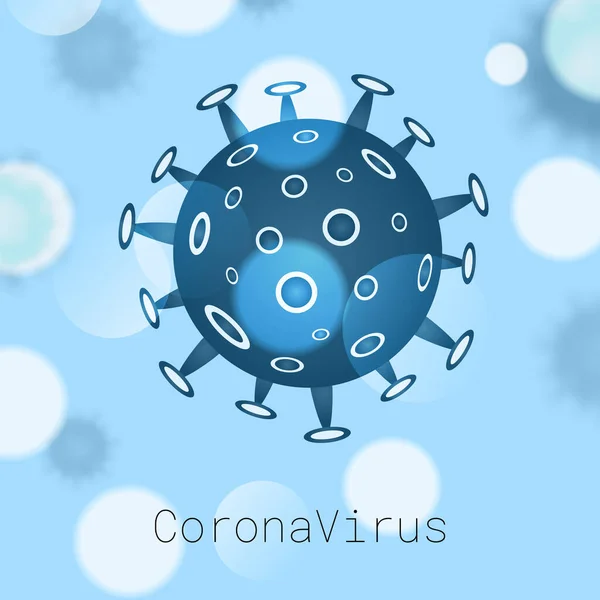 Resumen Del Modelo Cepas Virales Del Coronavirus Covid Ilustración Vectorial — Vector de stock