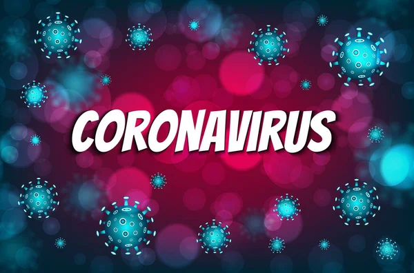 Concepto Brote Coronavirus Covid Peligro Del Coronavirus Enfermedad Riesgo Para — Vector de stock